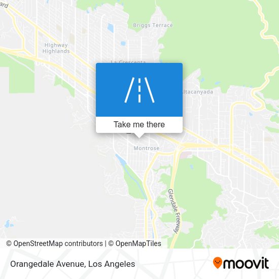 Mapa de Orangedale Avenue