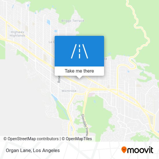 Mapa de Organ Lane