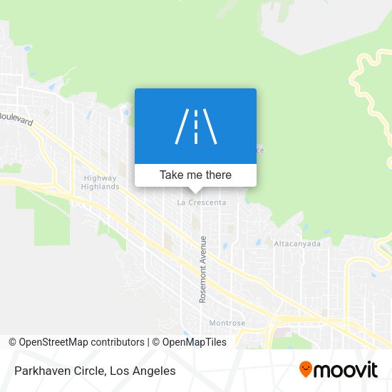 Parkhaven Circle map