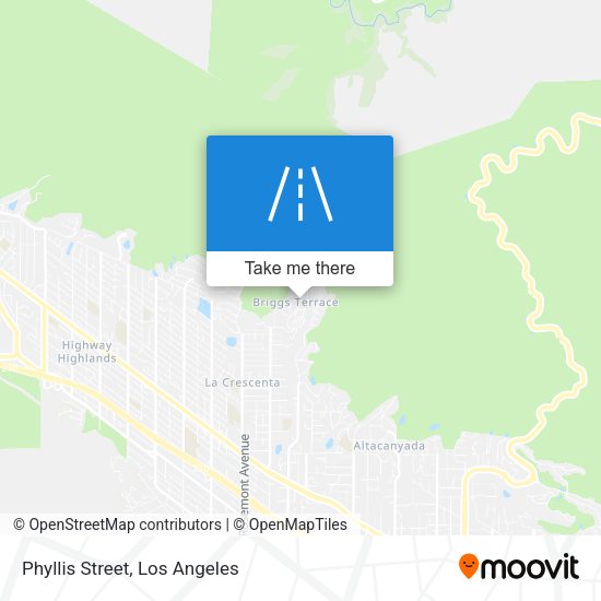 Mapa de Phyllis Street