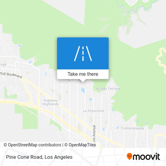 Mapa de Pine Cone Road