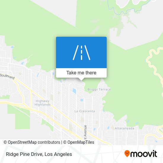 Mapa de Ridge Pine Drive