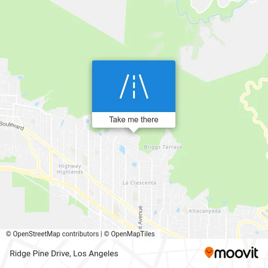 Ridge Pine Drive map