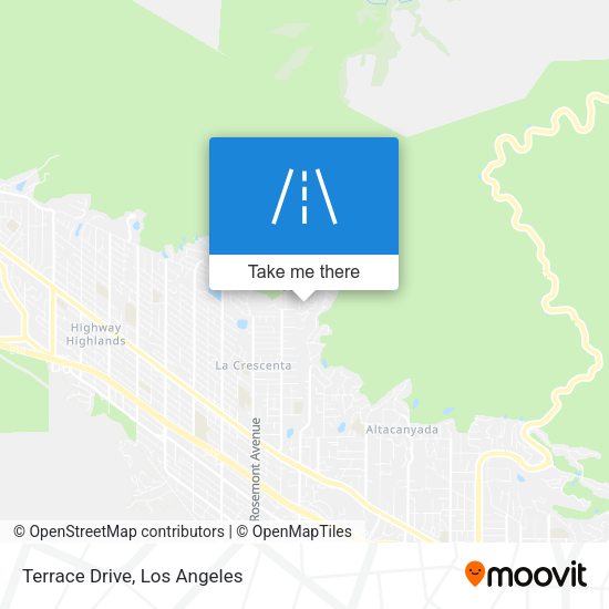 Mapa de Terrace Drive