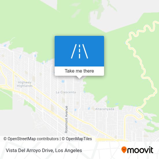 Vista Del Arroyo Drive map