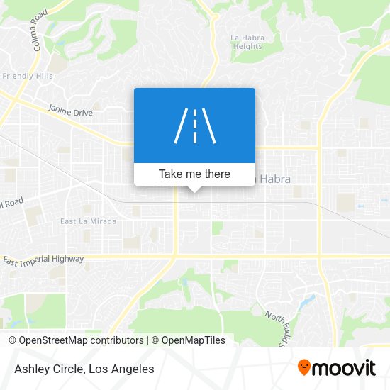 Mapa de Ashley Circle