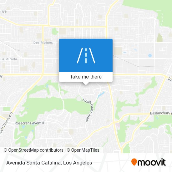Avenida Santa Catalina map