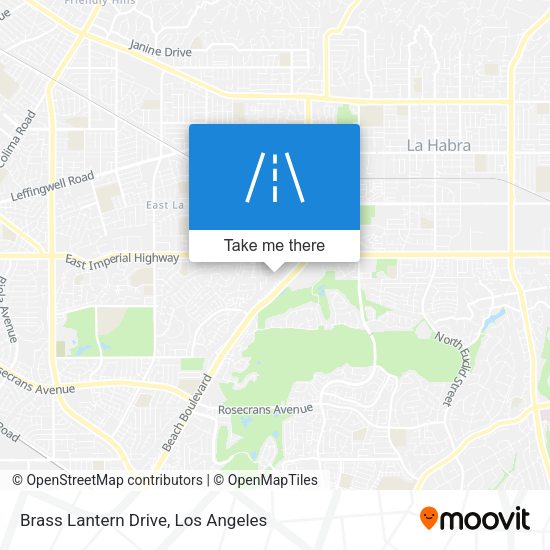 Brass Lantern Drive map