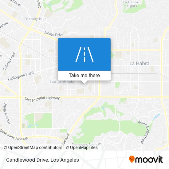 Candlewood Drive map