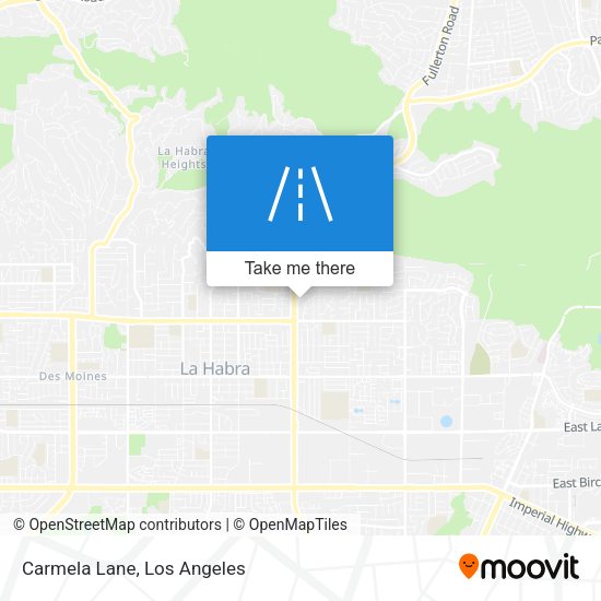 Carmela Lane map