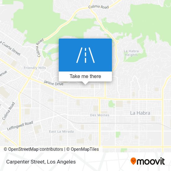 Carpenter Street map