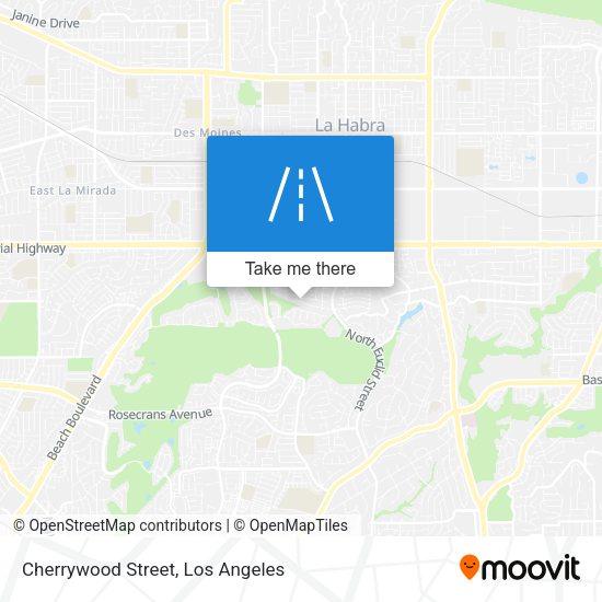 Cherrywood Street map