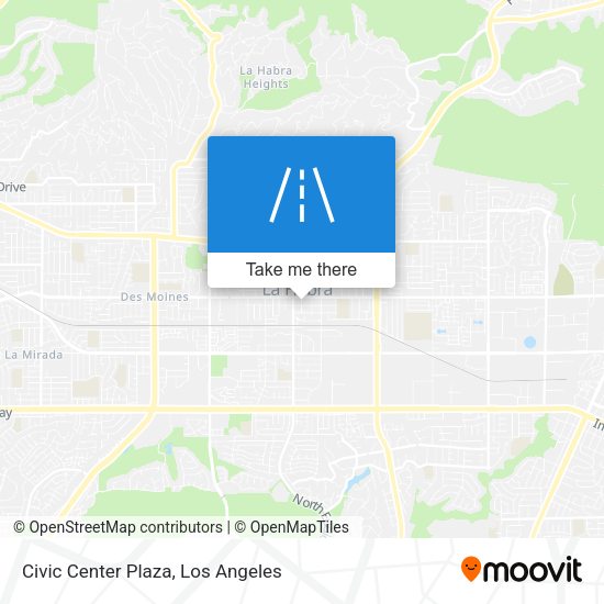 Civic Center Plaza map