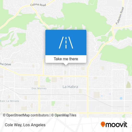 Mapa de Cole Way