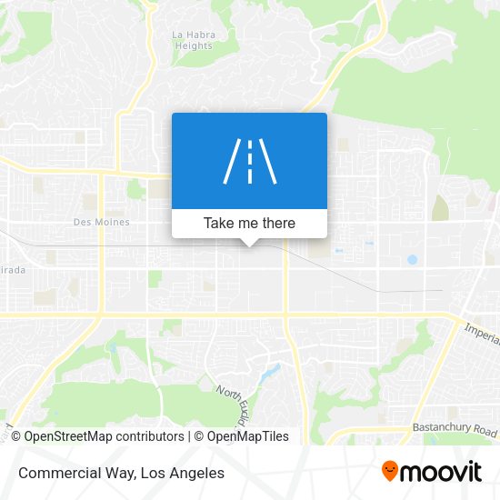 Mapa de Commercial Way
