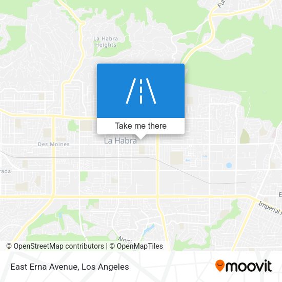 Mapa de East Erna Avenue