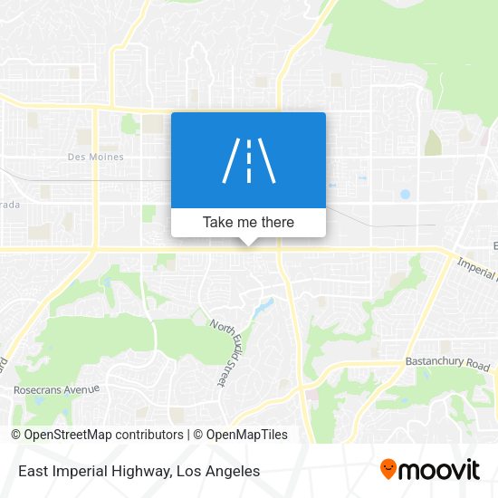 Mapa de East Imperial Highway