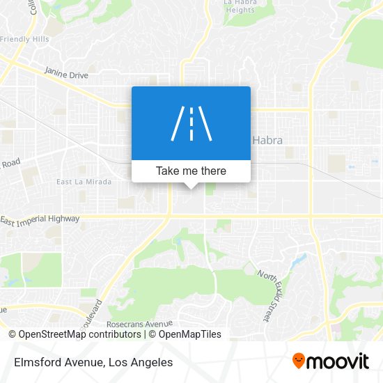 Mapa de Elmsford Avenue