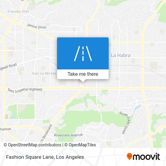 Fashion Square Lane map
