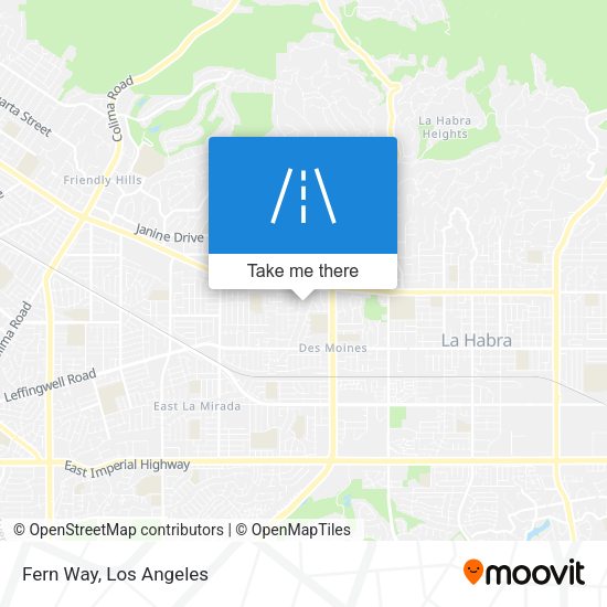 Mapa de Fern Way