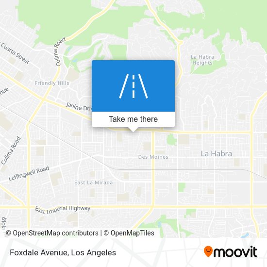Mapa de Foxdale Avenue