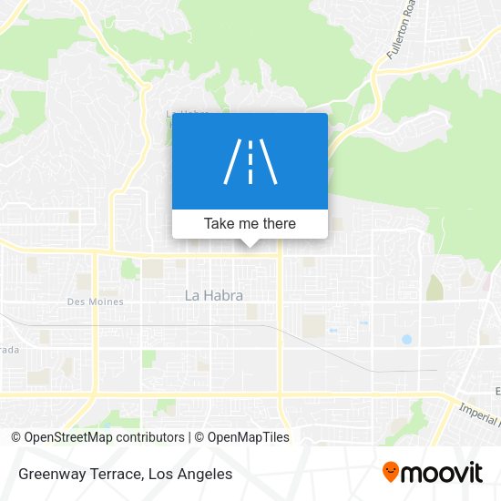 Mapa de Greenway Terrace