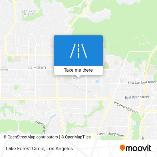 Lake Forest Circle map