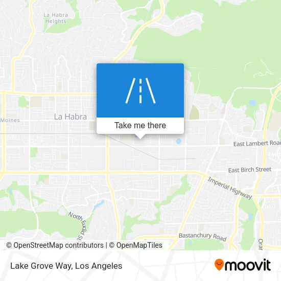 Lake Grove Way map