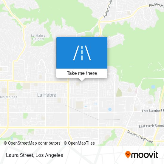 Mapa de Laura Street
