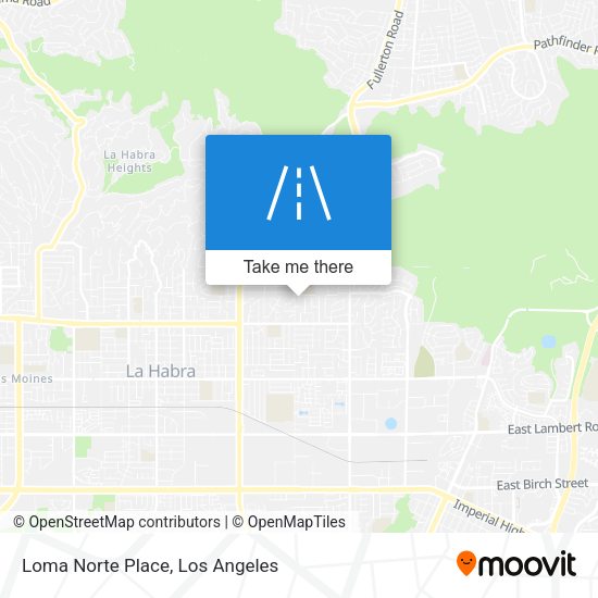 Mapa de Loma Norte Place