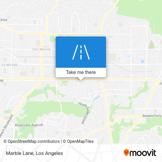 Mapa de Marble Lane