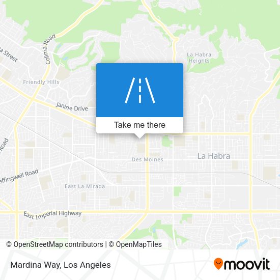 Mapa de Mardina Way
