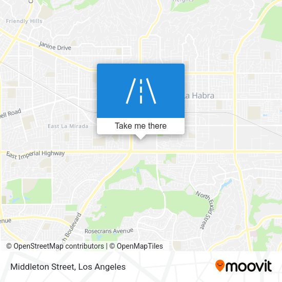 Mapa de Middleton Street