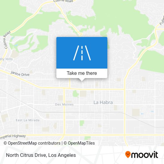 Mapa de North Citrus Drive