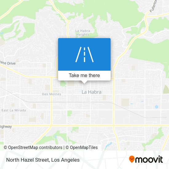 Mapa de North Hazel Street