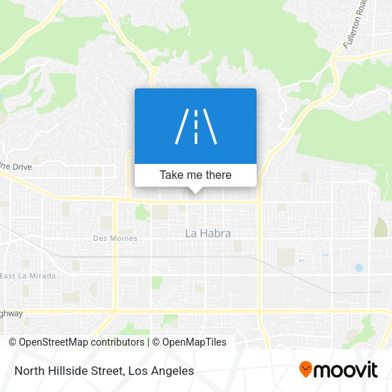 Mapa de North Hillside Street
