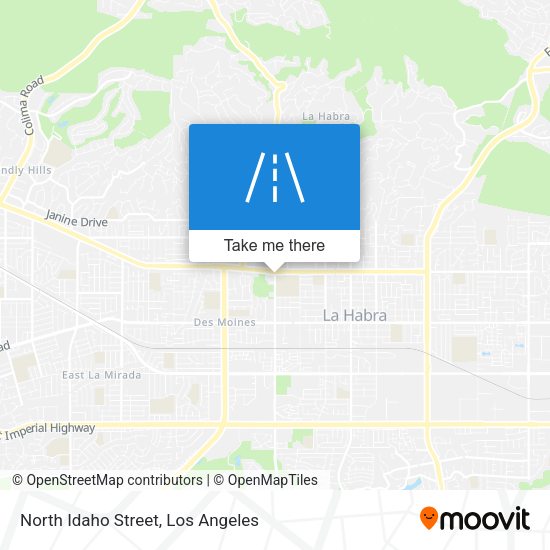 Mapa de North Idaho Street