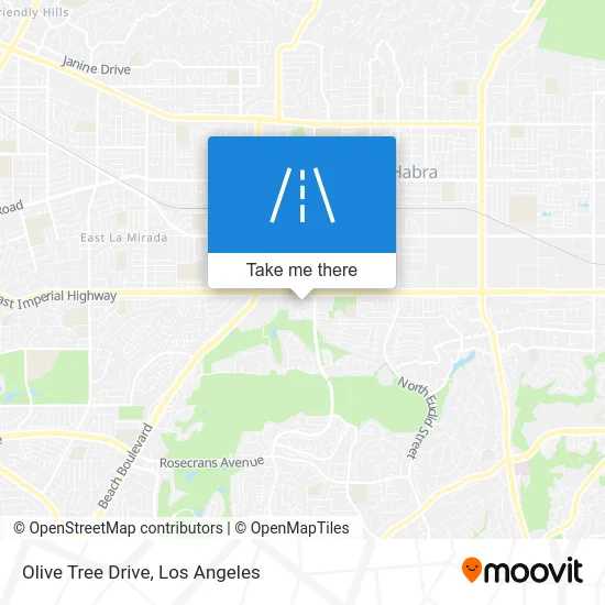 Olive Tree Drive map