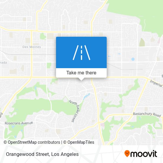 Orangewood Street map