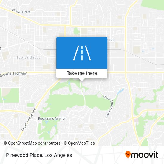 Mapa de Pinewood Place