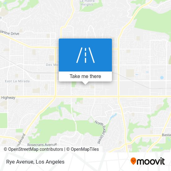 Mapa de Rye Avenue
