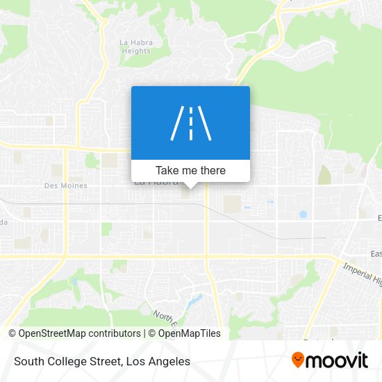 South College Street map