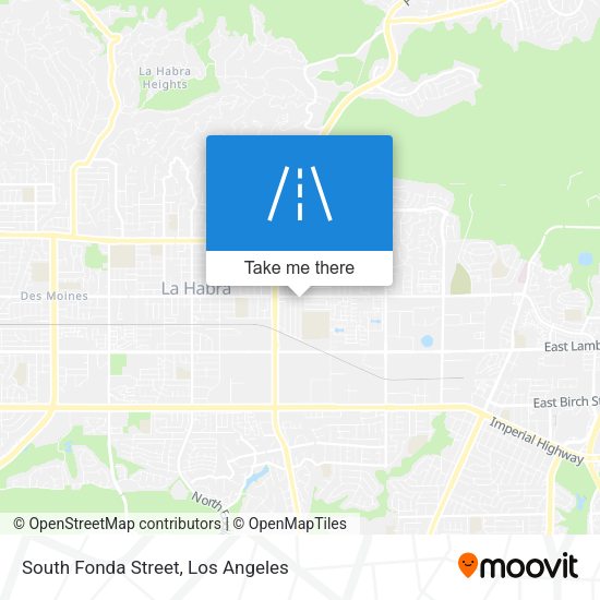 Mapa de South Fonda Street