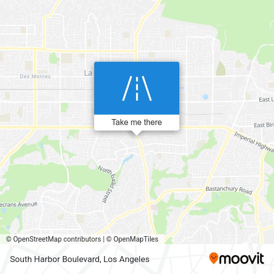 Mapa de South Harbor Boulevard
