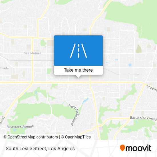 Mapa de South Leslie Street