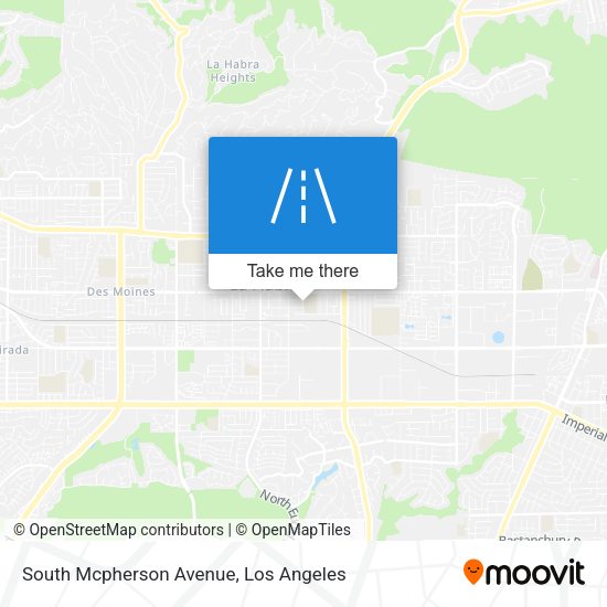 South Mcpherson Avenue map