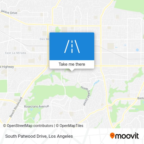 Mapa de South Patwood Drive