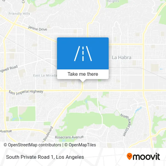 South Private Road 1 map