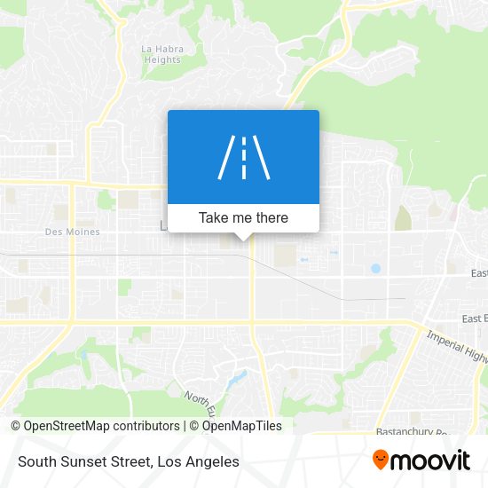South Sunset Street map