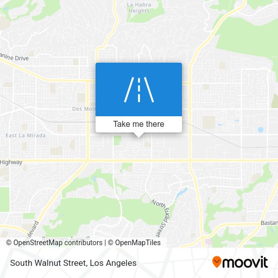 Mapa de South Walnut Street